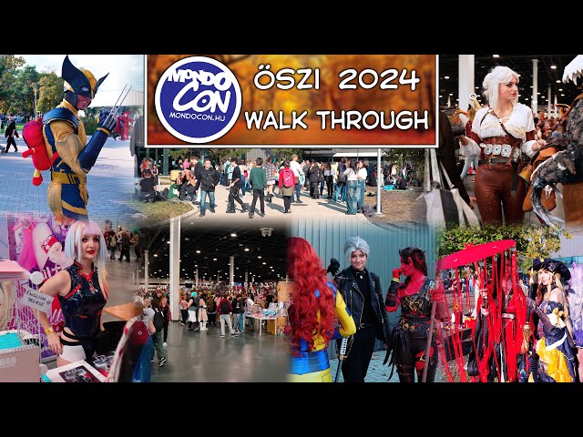 Őszi MondoCon 2024 | Walk Through Video | 4K 8K HDR | HungExpo | Cosplay Hungary