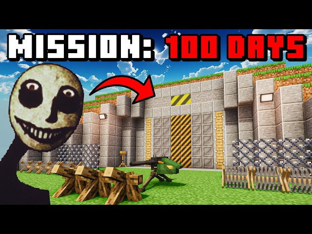 Surviving 100 Days In Minecraft's DEADLIEST Bunker