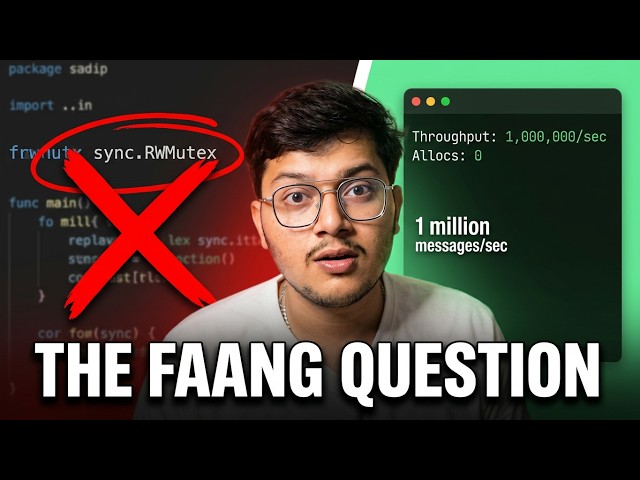 The FAANG Go Interview Question (1 Million Msgs/Sec) #faang