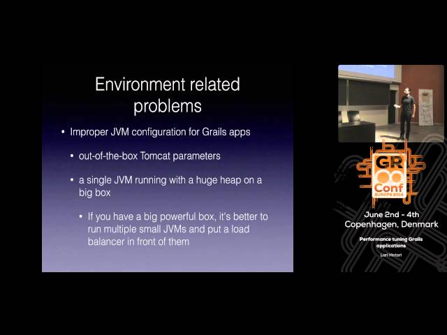 Performance tuning Grails applications