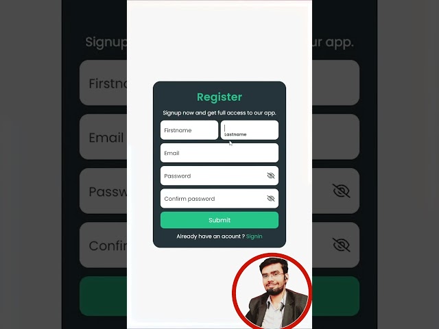 How to Create Registration Form Using HTML, CSS & JavaScript | Step-by-Step Tutorial