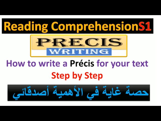 Precis writing : How to write a Precis in academic writing ¦ tips and tricks 👌