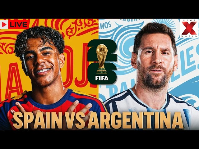 FIFA World Cup 2026 Final LIVE: Spain vs Argentina | Watchalong & Live Scores | Messi vs Yamal