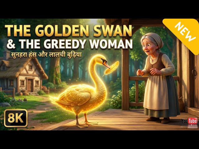 सुनहरा हंस और लालची बुढ़िया | Golden Swan & Greedy Woman | #hindistories #jaduikahaniya