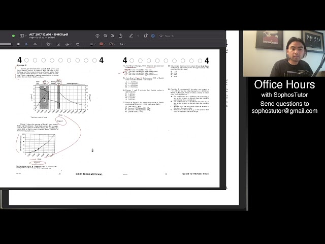 ACT Science - PT5 (Code A10) - #14-19