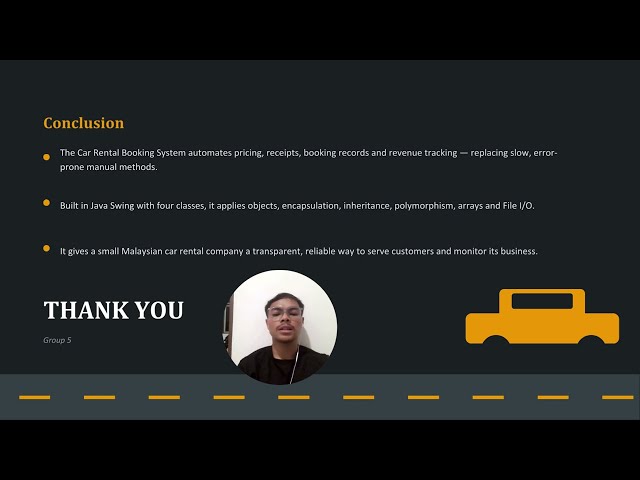 CSC435 Mini Project: Car Rental Booking System - Group 5