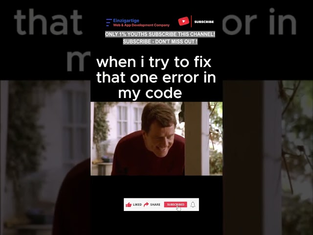 Subscribe 👍 Like ❤️ | Fixed One Bug… Then My Entire Code Crashed  #shorts #viral #youtubeshorts
