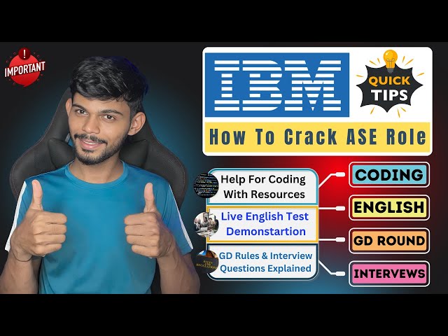 Crack Your IBM Associate System Engineer Role | Coding Tips, Live English Test & Interview Guide