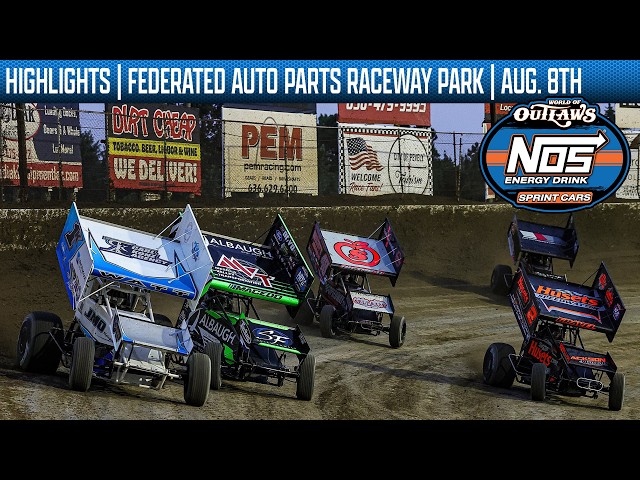 World of Outlaws NOS Energy Drink Sprint Cars | I-55 Raceway Park | August 8, 2026 | HIGHLIGHTS