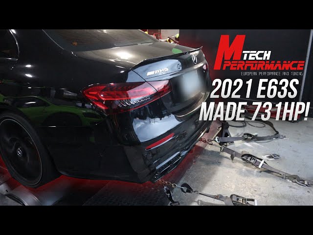 21' AMG E63S MADE 731HP ON THE DYNO! (W213 E63S)