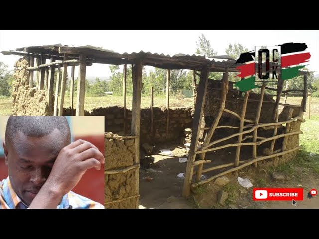 Dindi Nyoro Sheds Tears After Seeing the Condition of Kaburwet Primary School