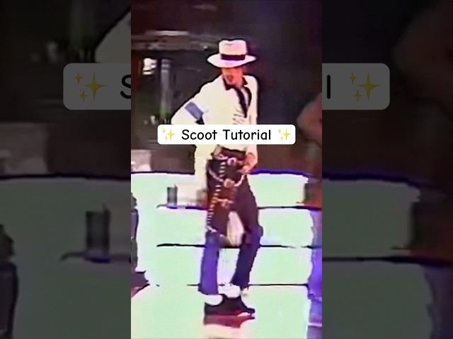 Michael Jackson - Scoot Tutorial | easiest MJ move ever ✨