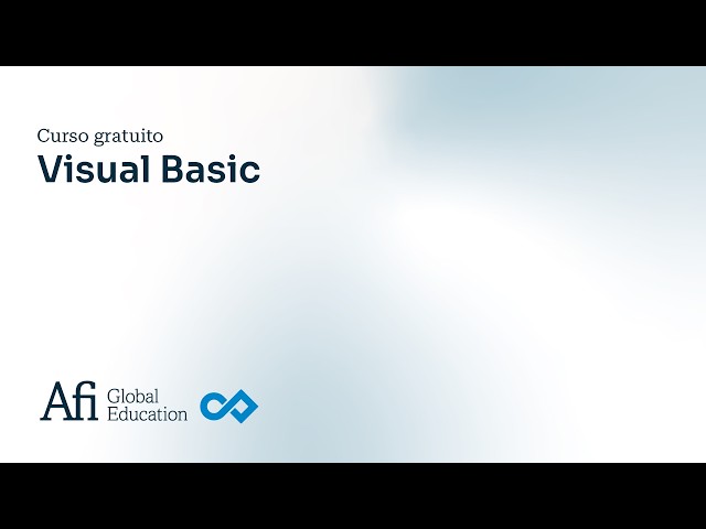 Curso gratuito de Visual Basic (2/2)