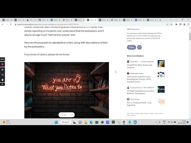 Cyber Threat Intelligence: Part 2 Important References