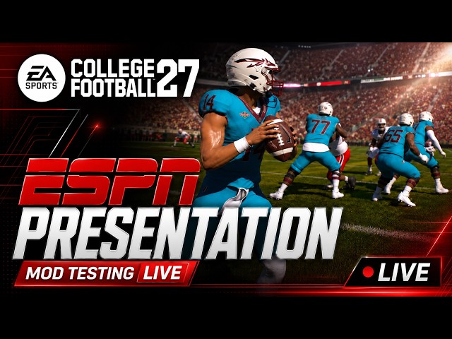 Testing the ESPN Mod LIVE in College Football 27