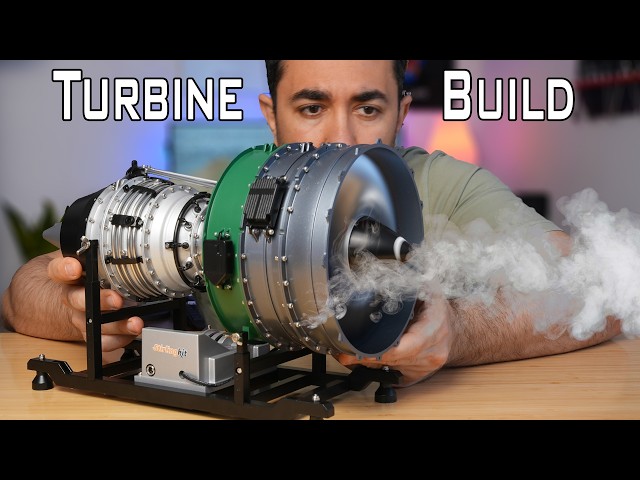 I Built a Full Metal Turbo Fan from 1000 Parts in 10 Hours