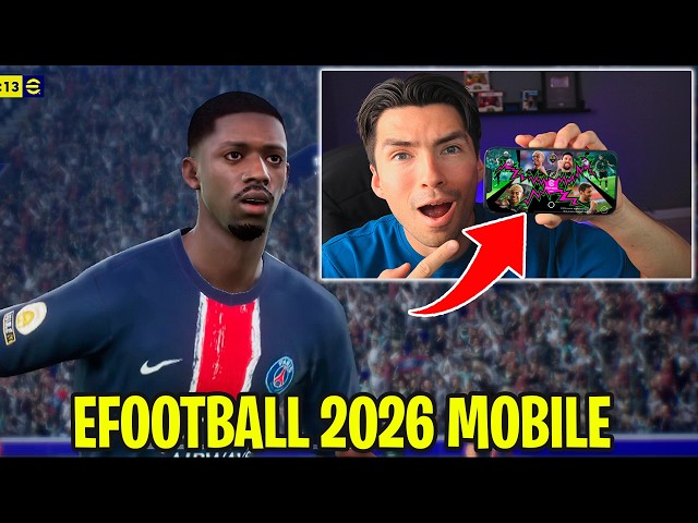 EFOOTBALL 2026 MOBILE LOOKS AMAZING! THE GRAPHICAL IMPROVEMENT IS BRUTAL 😱