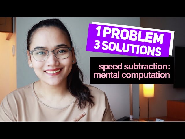Speed Subtraction: Subtract from huge numbers in seconds - Team Lyqa