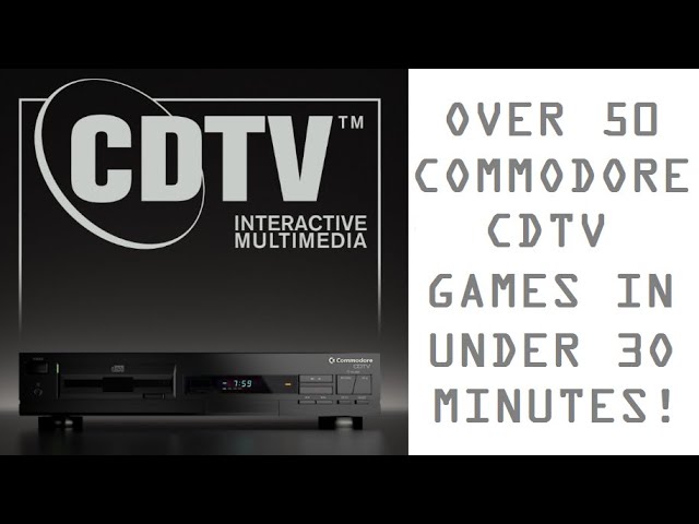 Over 50 Commodore Amiga CDTV Games In Under 30 Minutes