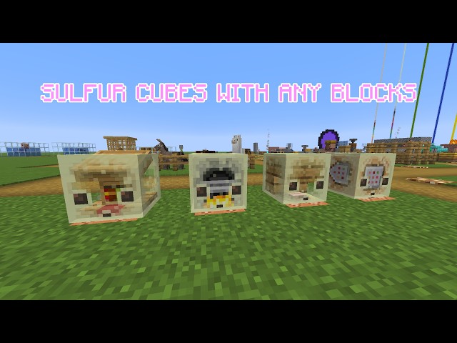 How To Give Sulfur Cubes Any Block With A Single Command