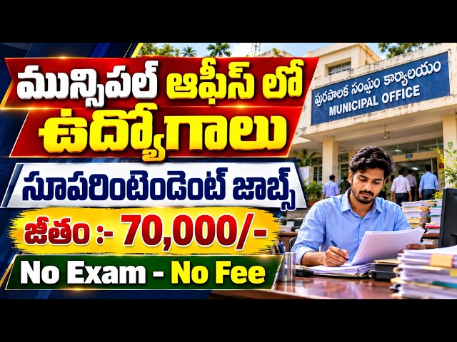 🚨 Municipal Department Job Notification is Out | MCD Recruitment 2026 | Latest Govt Jobs | Job Se...