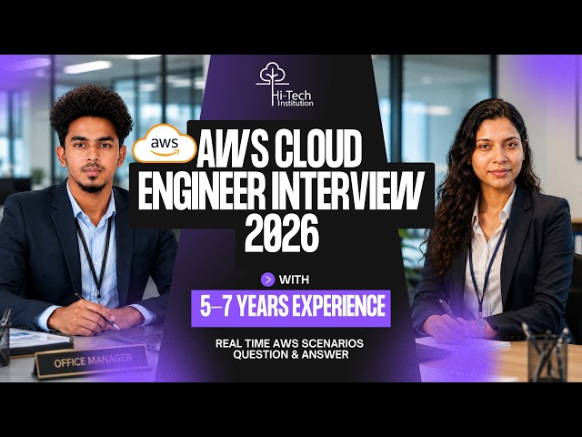 🚀 AWS DevOps & Cloud Engineering Interview 2026 | 5 Years Experience | Real-Time AWS Scenarios