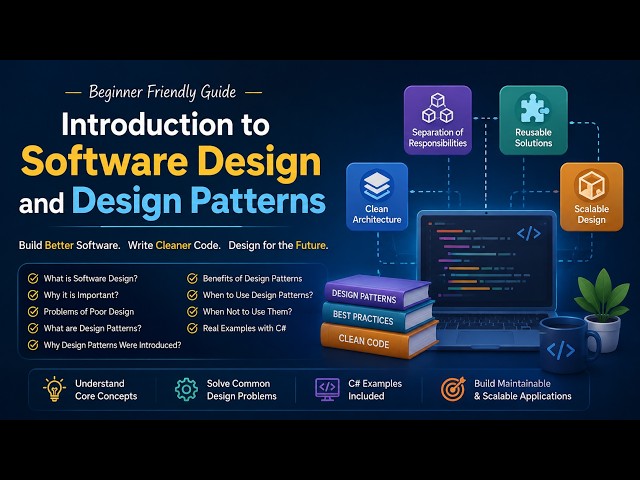 Software Design & Design Patterns in C# | Beginner Guide for .NET Developers