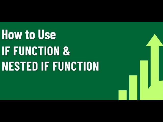 Excel IF Function Explained | IF & Nested IF Function with Practical Examples