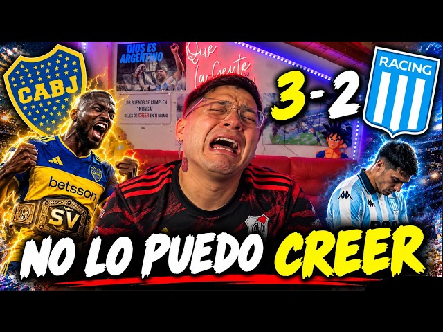 BOCA 3 vs RACING 2 😡 | Reacción un Hincha de RIVER 😡 CUPA ARGENTINA BOCA A SEMIS 😡