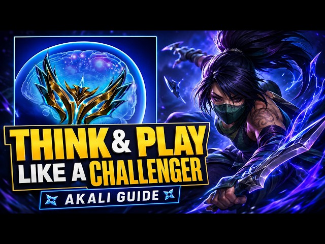Cómo pensar y jugar como un mid laner Challenger | Guía de Akali
