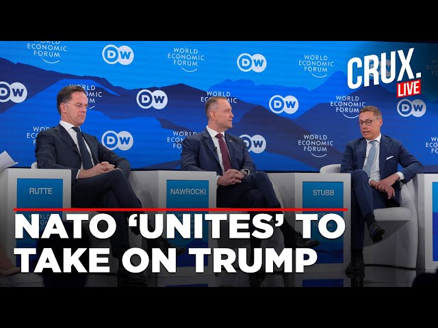 Davos LIVE | NATO Leaders Confront Arctic Rift As Trump’s Greenland Push Tests Alliance Unity
