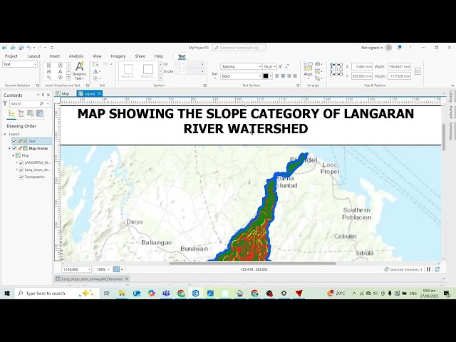Creating Map layout in ArcGIS Pro