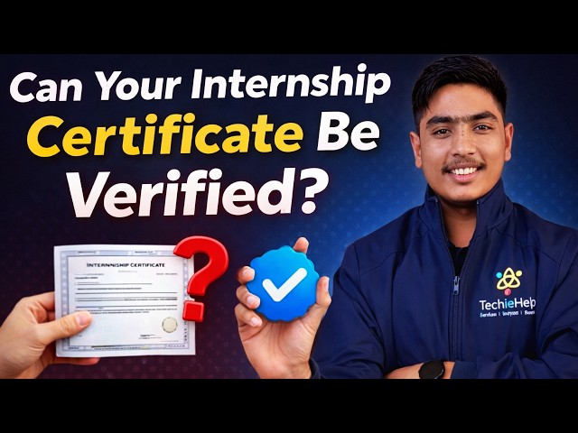 VERIFY Your Internship Certificate NOW to Avoid Trouble #internship #ai #aiwebsites