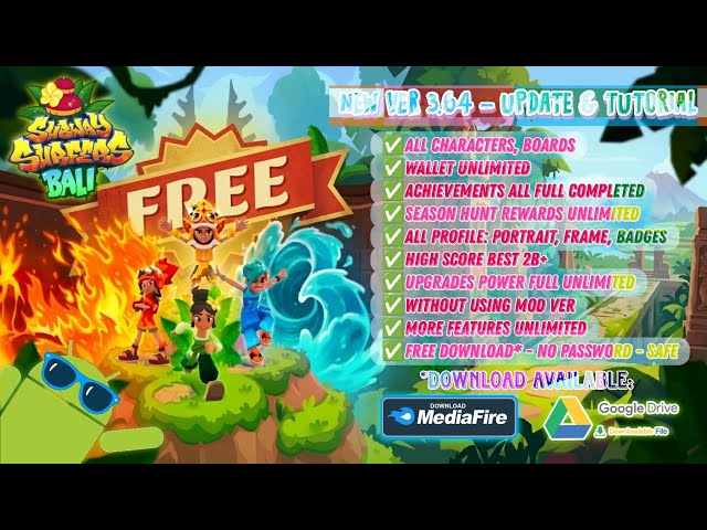 NEW UPDATE & TUTORIAL - Subway Surfers Bali 2026 All Characters, Boards, Everything for FREE! 🌞🏖️