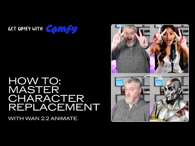 Wan 2.2 Animate in ComfyUI: Character Replacement Tutorial