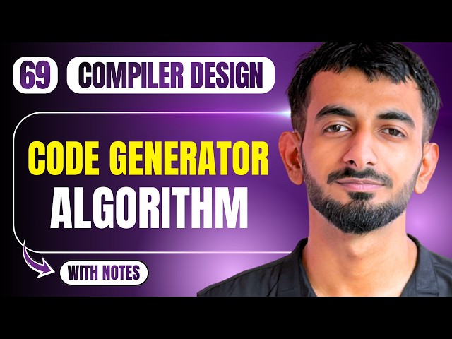 Simple Code Generator Algorithm | Unit 04 | Compiler Design