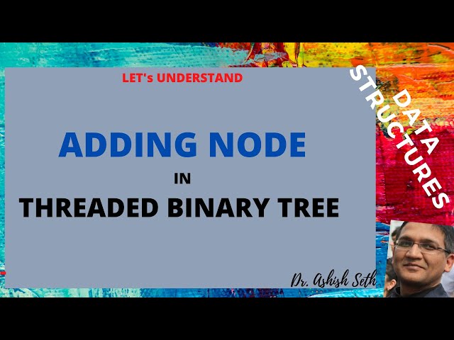 Adding Node in Threaded Binary Tree