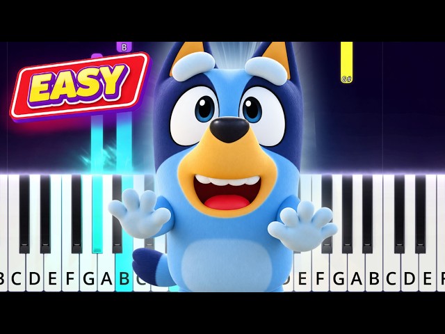 The Bluey Movie | Easy Piano Tutorial