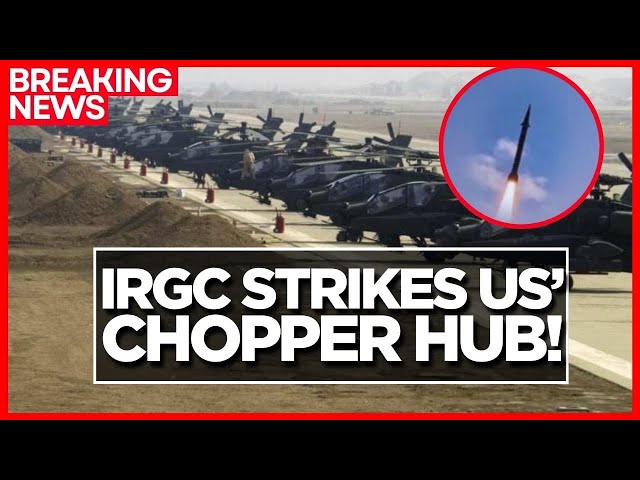 AL-ADAIRI BASE HIT! US Air Power Grounded? Iran Targets Apache Hub in Kuwait Desert