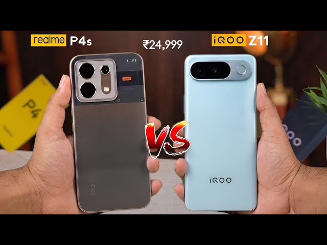 Realme P4s 5G Unboxing | Review | Realme P4s 5G Vs Iqoo Z11 5G Gaming Test | Battery | P4s Price