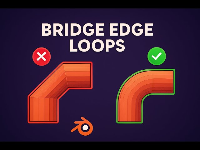 Blender Modeling Trick – Perfect Bridge Edge Loops!