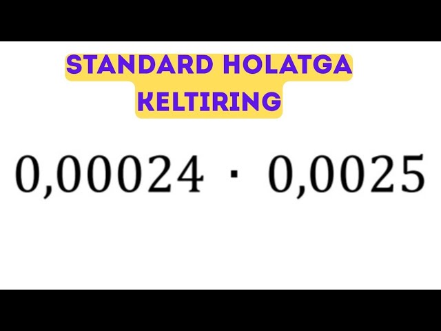 Matematikani o'rganamiz|Matematik yechimlar