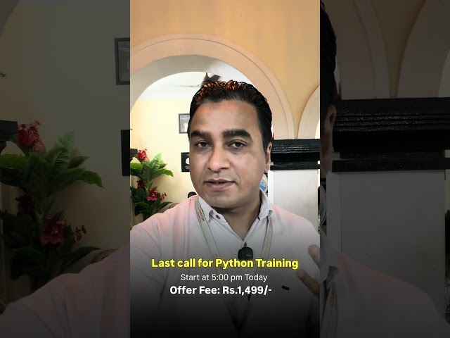 LAST CALL! 🚨 for  Python Training #codeit   #python    #ittraining  #foryou