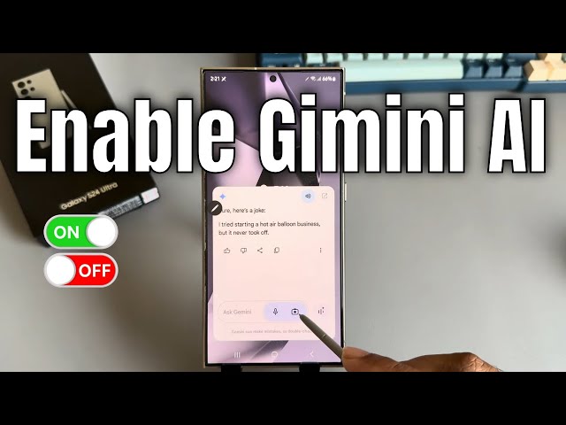 Samsung Galaxy S24 /S24+ /S24 Ultra: how to activate gemini samsung