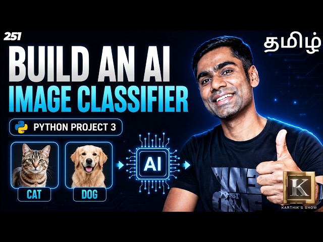 Build an AI Image Classifier with Python & Copilot | Tamil |  Easy AI Project | Karthik's Show