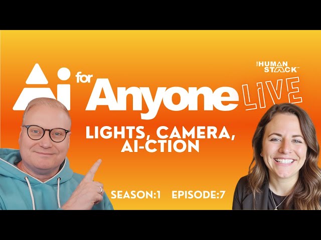 AI4Anyone LIVE: S1 E7 | Lights, Camera, AI-ction: Nonprofit Video Magic with Google Gemini