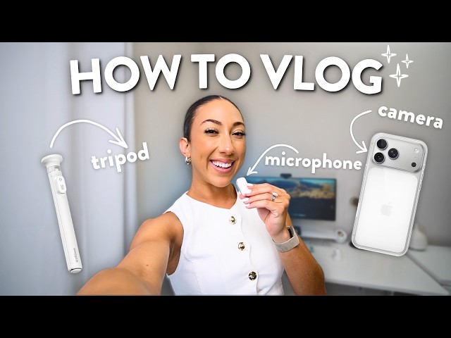 How to Film + Edit Vlog-Style YouTube Videos (everything beginners need to know)