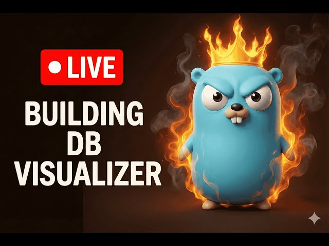 🔴 Coding a  SQL Database Visualizer in Golang – Day 15 | Live Coding | Zed Editor