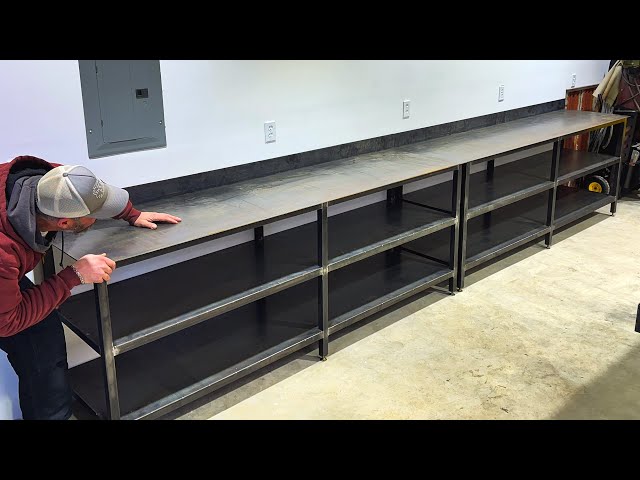 How to Build an Affordable Metal Workbench | DIY Heavy-Duty Shop Tables