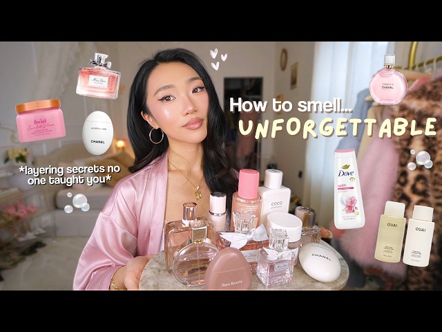 HOW TO SMELL LIKE YOUUU & FINALLY BUILD YOUR SIGNATURE SCENT🫧 Layering Secrets + perfume routine!